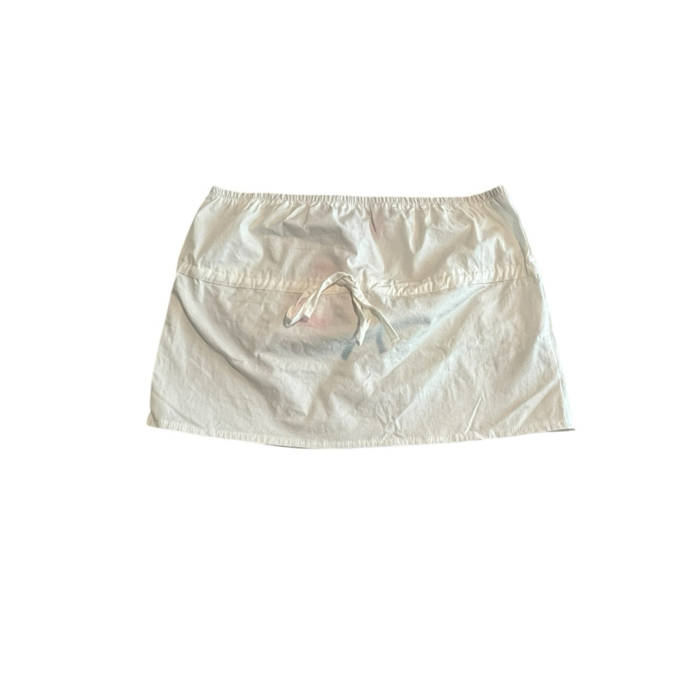 Edikted Strapless Crop Top White Medium